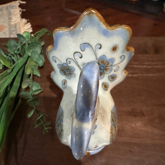 Vintage Pottery Peacock Figurine Made In Mexico Hand Painted El Palomar EUC - Picture 5 of 8